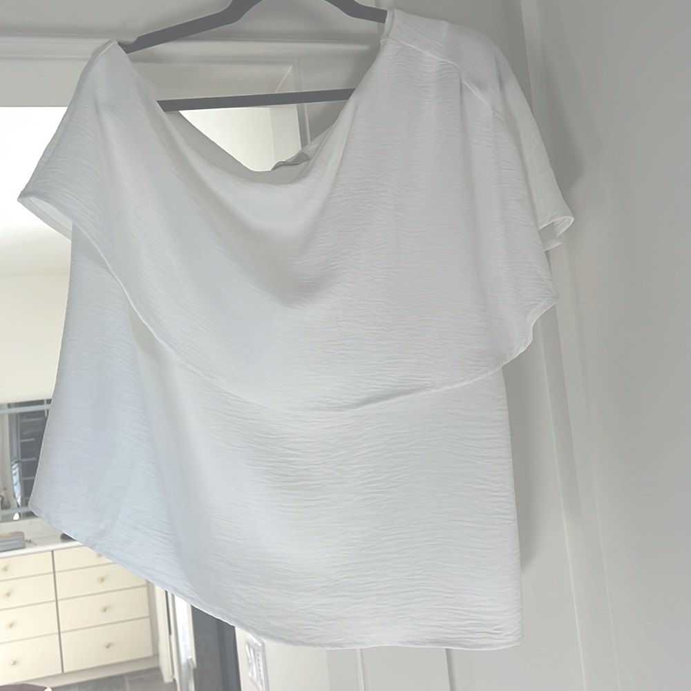 One shoulder dress top